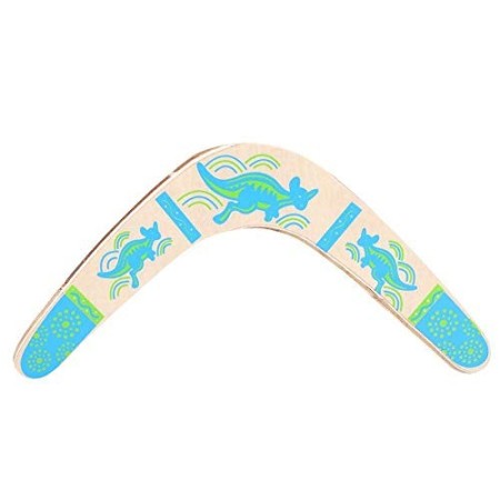 Boomerang in Legno a Forma di V di Ritorno Boomerang Giocattolo di Sport all'Aria Aperta Attrezzature Sportive da Gioco