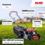 AL-KO - Tosaerba a scoppio semovente - 123cc OHV, taglio 46cm.Taglio,Raccolta,Mulching.Alzo Centralizzato. Cesto 60l.Ideale 1400