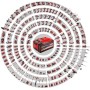 Einhell Elettrosega a batteria GE-LC 18/25 Li-Solo Power X-Change (Ioni Litio, 18 V, 25 cm Lunghezza barra, lubrificazione autom
