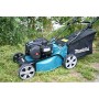 Makita PLM4120N Rasaerba con motore a benzina, Nero/Blu/Grigio