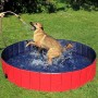 Dibea Piscina per Cani Pieghevole in PVC, piscinetta per Cani, Bagno per Cani, Piscina per Cani di Diverse Misure, Ø (M) 120 x 