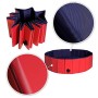 Dibea Piscina per Cani Pieghevole in PVC, piscinetta per Cani, Bagno per Cani, Piscina per Cani di Diverse Misure, Ø (M) 120 x 
