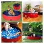 Dibea Piscina per Cani Pieghevole in PVC, piscinetta per Cani, Bagno per Cani, Piscina per Cani di Diverse Misure, Ø (M) 120 x 