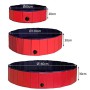 Dibea Piscina per Cani Pieghevole in PVC, piscinetta per Cani, Bagno per Cani, Piscina per Cani di Diverse Misure, Ø (M) 120 x 