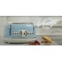 Ariete 156 Tostapane di Design a 4 Fette, 6 Livelli di Tostatura, 1600 W, Acciaio Inossidabile, 4 Scomparti, Blu