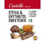 Castelló Since 1907 - Dolcificante Stevia + Eritritolo 1:8 - Confezione 4 x 60 bustine - Total: 240 gr