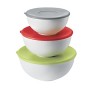 Guzzini Kitchen Active Design Everywhere Set 3 Contenitori con Coperchi, Multicolore, 3 unità