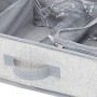 InterDesign Aldo Under Bed Scatola Organizzatore Scarpe per Camera da Letto, Tessuto, Grigio, 91.4x53.3x12.7 cm