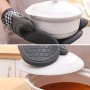 Ankway Guanti da Forno Lunghi e Sottobicchiere, Guanti da Forno in Silicone Impermeabili, Antiscivolo Guanti Resistenti al Calor