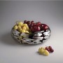 Alessi BM02 Barknest Cestino Rotondo in Acciaio Inossidabile 18/10, Lucido