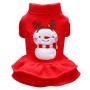 Balacoo Cappotto natalizio per cane, gatto, abbigliamento per animali domestici, taglia XS