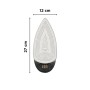 Rowenta DE5010 Freemove Ferro da Stiro a Vapore Senza Filo, 2400W, Quantità di vapore variabile 120 g/min, Nero/Blu