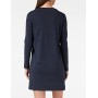 Marchio Amazon - Iris & Lilly Camicia da Notte a Manica Lunga in Cotone Jersey Donna, Blu (Night Sky), XS, Label: XS