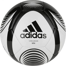 adidas STARLANCER Mini, Pallone da Calcio Unisex Adulto, Bianco Nero, 0
