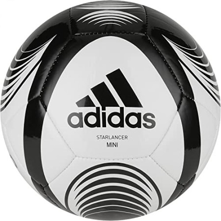 adidas STARLANCER Mini, Pallone da Calcio Unisex Adulto, Bianco Nero, 0