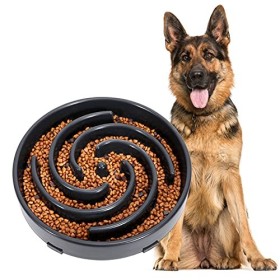 Ciotola per cani con alimentazione lenta, anti-imbracatura, ciotola interattiva, ciotola per cani di sicurezza, durevole, ecolog