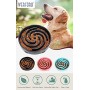 Ciotola per cani con alimentazione lenta, anti-imbracatura, ciotola interattiva, ciotola per cani di sicurezza, durevole, ecolog