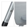 Relaxdays Tavolino da Letto Porta PC, Regolabile, Tavolo per Portatile Pieghevole, Laptop & Tablet, 44x73x34,5 cm,Grigio, Pannel