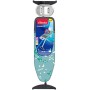Vileda Asse da Stiro Park&Go, con Poggiaferro, Regolabile in Altezza, Imbottita, Resistente, in Metallo, Azzurro/Grigio, 168.5 x