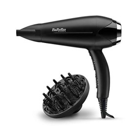 BaByliss D572DE Asciugacapelli Turbo Smooth 2200W, Funzione ionica anti-crespo e Tecnologia Ceramica, con Concentratore e Diffus
