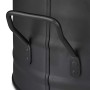 Relaxdays Ceste Porta Pellet, Set da 3 Contenitori ∅ ognuno 21, 25 & 30 cm, Cesto Manico & Impugnatura Pieghevole, Nero, 100% 