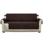 H.VERSAILTEX Copridivano 3 Posti Impermeabile Divano Protector Mobili Coperture su Due Lati per Cani/Gatti Letto con Divano Slip