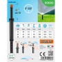 Claber 50945 90006 Irrigatore Pop-Up Regolabile, Nero/Arancione