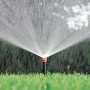 Claber 50945 90006 Irrigatore Pop-Up Regolabile, Nero/Arancione