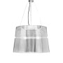 Kartell Gè Lampada a Sospensione E27, Cristallo, 37 x 230 x 26 cm