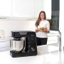 Black+Decker BXKM1000E - Impastatrice planetaria. Ciotola in acciaio inossidabile da 5,2 L .8 velocità + funzione Turbo. Coperc