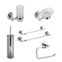 OGOMONDO Set 6 Pezzi Accessori da Bagno Narciso 007 Ottone Cromato