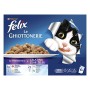 Purina Felix Le Ghiottonerie Umido Gatto Le Preferite con Manzo/Pollo/Salmone e con Tonno, 60 Buste da 100 g Ciascuna (6 confezi