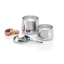 Giannini Latte E Zucchero-Set 4 Pezzi Accessori da tavola, Porcellana, Bianco