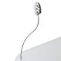 Relaxdays 10012569 Tavolino per Il Computer, Grigio, 44x34x5 cm