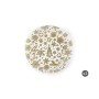 Excelsa Gold Set 2 Piatti Portata/Panettone, Vetro