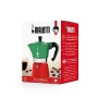 Bialetti Moka Express Italia Collection (Tricolore) Caffettiera, Alluminio, 6 Tazze