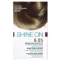 BioNike Shine On Trattamento Colorante Capelli (Tono Biondo Scuro Cioccolato 6.05) - 1 flacone x 75 ml. + 1 tubo x 50 ml. (Total