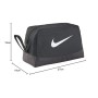 Nike Club Team Swoosh Toiletry Bag Beauty Case, 27 cm, Nero (White)