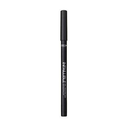 L'Oréal Paris Infaillible Gel Matita Occhi Lunga Tenuta Waterproof, 01 Black To Black