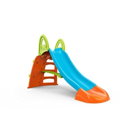 FEBER Climb And Slide Climb & Slide, Scivolo Parete per Arrampicata, Multicolore, Design Resistente e Sicuro per Bambini dai 3 A