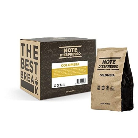 Note D'Espresso Colombia Miscela di Caffè Torrefatto, Macinato - 1 kg (4 x 250 g)