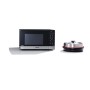 Panasonic NN-GD38HSSUG Forno a Microonde, 1000 W, 23 Litri, Nero, Banda Frontale Silver