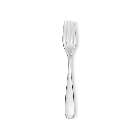 Alessi 5180/5 Nuovo Milano Forchetta da Frutta in Acciaio Lucido, Set da 6