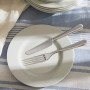 Alessi 5180/5 Nuovo Milano Forchetta da Frutta in Acciaio Lucido, Set da 6
