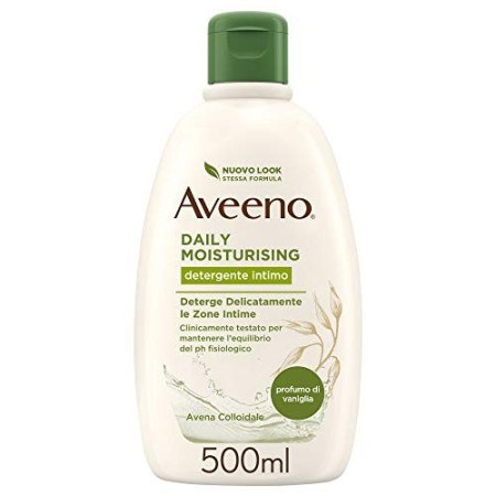 Aveeno Detergente Intimo, Daily Moisturising, Profumo di Vaniglia, Extra-Delicato 500 ml