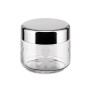 Alessi AKK35 Girotondo Barattolo Ermetico in Vetro Serigrafato con Coperchio in Acciaio Lucido