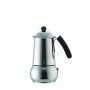 Bialetti 4642 Caffettiera Class da 4 Tazze, Acciaio Inossidabile, Argento, 6 unità