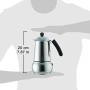 Bialetti 4642 Caffettiera Class da 4 Tazze, Acciaio Inossidabile, Argento, 6 unità
