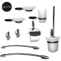 OGOMONDO Set 9 Pezzi Accessori da Bagno Odissea Acciaio Cromato