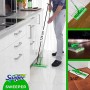 Swiffer Kit con 1 Scopa + 8 Panni per Pavimenti e 1 Piumino + 1 Ricambio, Ottimo per Peli di Animali
